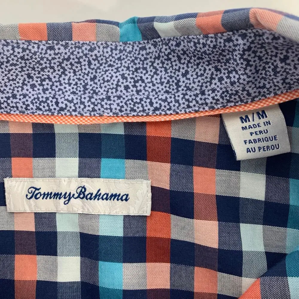 Tommy Bahama Men's Long Sleeve Patterned Button-Up Shirt Size M - Picture 6 of 14